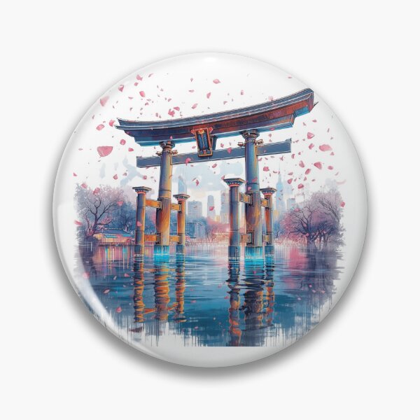 Item preview, Cyber Japan Torii – Futuristic Japanese Gateway designed and sold by AndrewYoko.
