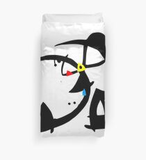 Funda nórdica Joan Miró Dos personajes perseguidos por un pájaro, camiseta, arte
