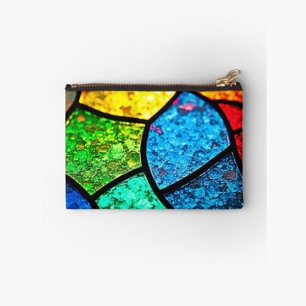 Item preview, Vibrant Jewel Toned Stained Glass Texture Art designed and sold by Health And Fitness Posts e-Store.