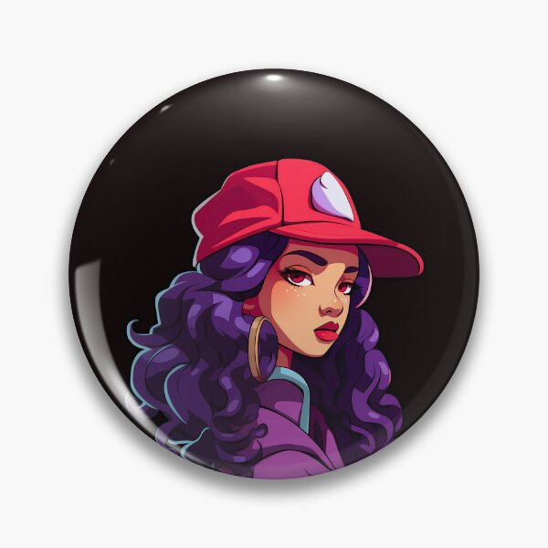 Item preview, A STREET ART GIRL WITH A RED HAT designed and sold by infinitearte.