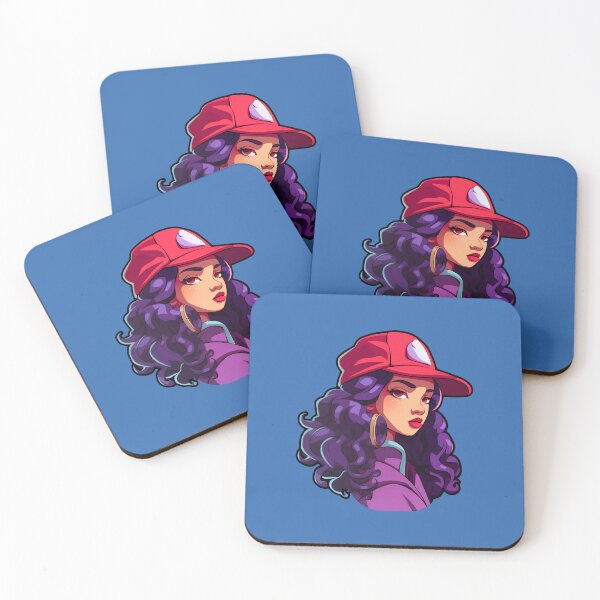 Item preview, A STREET ART GIRL WITH A RED HAT designed and sold by infinitearte.