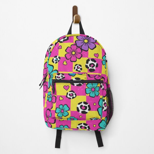 Item preview, Floral Checker Leopard Cheetah Colorful Print designed and sold by Bogologo.