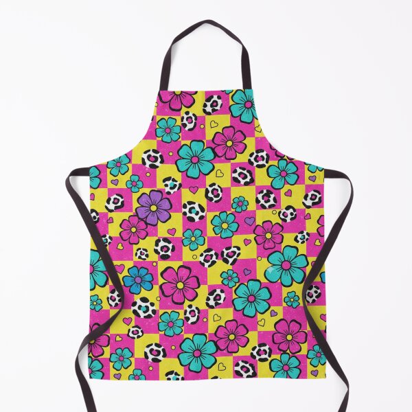 Item preview, Floral Checker Leopard Cheetah Colorful Print designed and sold by Bogologo.
