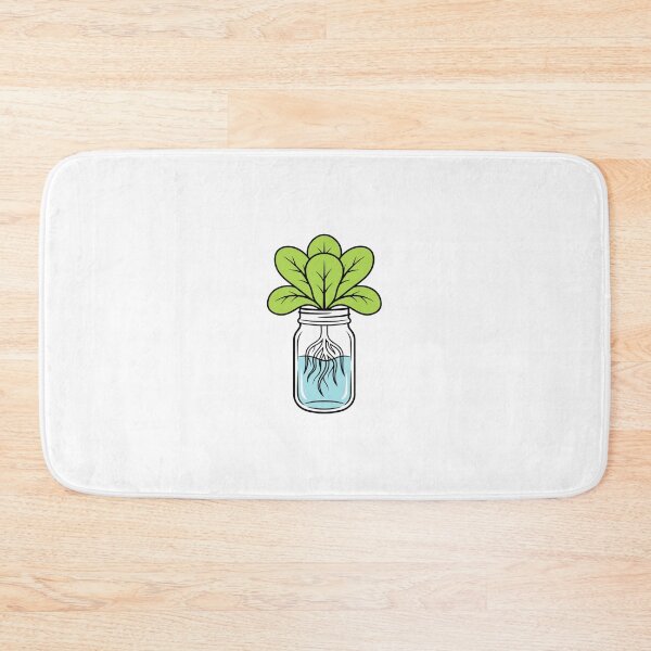 Item preview, Kratky Hydroponics Lettuce Jar Sticker & T-Shirt | Minimalist Hydro Garden Vector Art | No Pump, No Fuss Grower Gift designed and sold by kinany00.