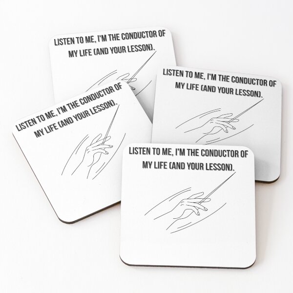 Item preview, Conductor T-Shirt - 'I'm the Conductor of My Life' - Funny Music Teacher Authority Humour Gift designed and sold by INWESTOR88.