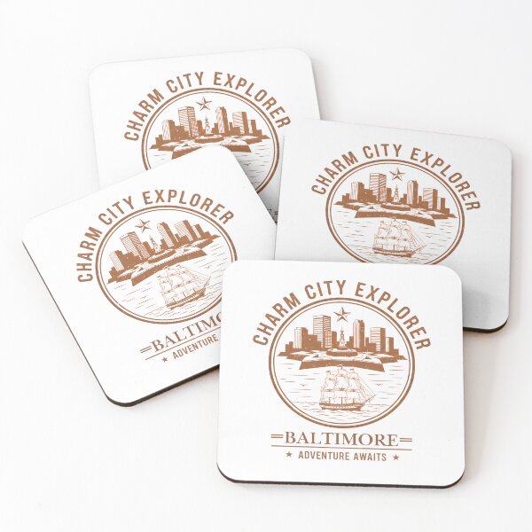 Item preview, Charm City Explorer Baltimore– Vintage Adventure Awaits Travel Tee for Maryland Lovers designed and sold by justyna-s28.