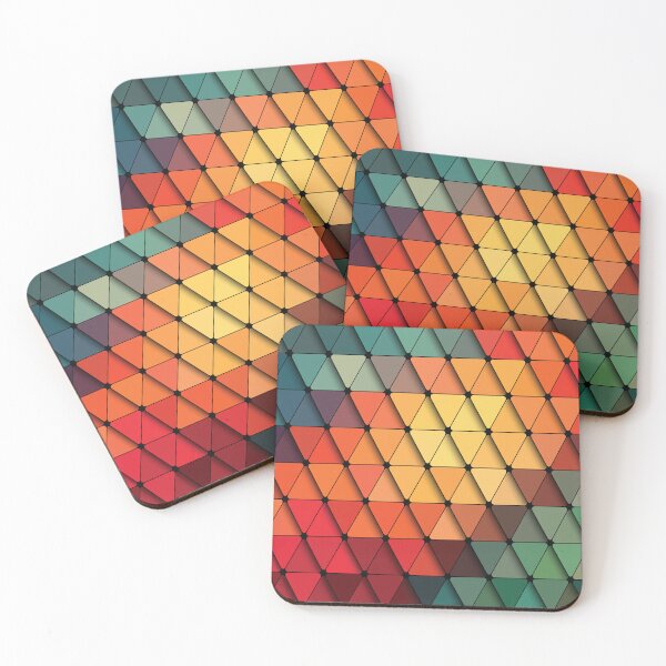 Item preview, Vibrant Geometric Triangle Pixel Pattern designed and sold by dnyl.