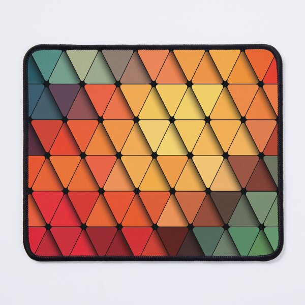 Item preview, Vibrant Geometric Triangle Pixel Pattern designed and sold by dnyl.