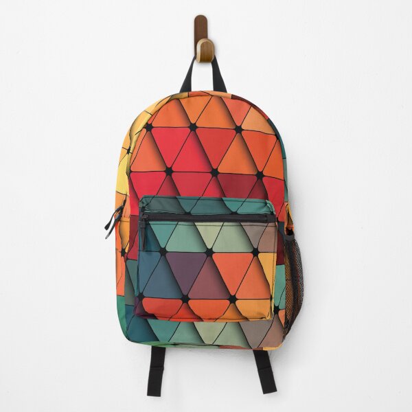 Item preview, Vibrant Geometric Triangle Pixel Pattern designed and sold by dnyl.