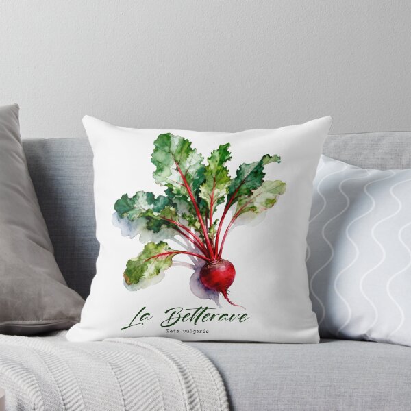 Item preview, La Betterave (Beetroot) – French Botanical Watercolor Art for Gardeners & Francophiles designed and sold by FrancophileFun.