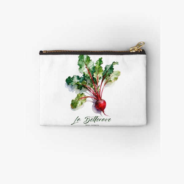 Aperçu de l'œuvre La Betterave – Aquarelles botaniques françaises pour jardiniers et francophiles créée et vendue par FrancophileFun.