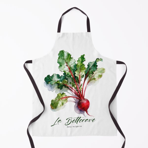 Item preview, La Betterave (Beetroot) – French Botanical Watercolor Art for Gardeners & Francophiles designed and sold by FrancophileFun.