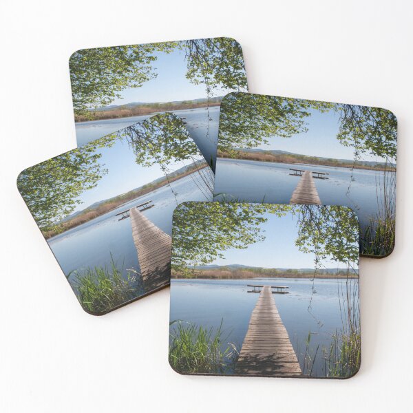 Item preview, Wooden Pier on a Peaceful Lake designed and sold by Compusmurf Design.