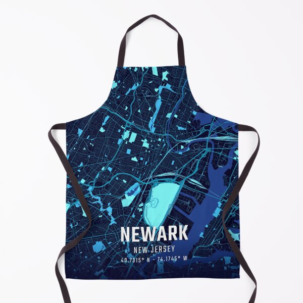 Item preview, Newark Midnight City Map designed and sold by HomeLivingCo.