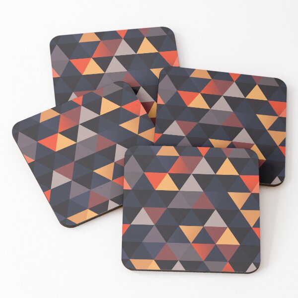 Item preview, Vibrant Geometric Triangle Pixel Pattern designed and sold by dnyl.