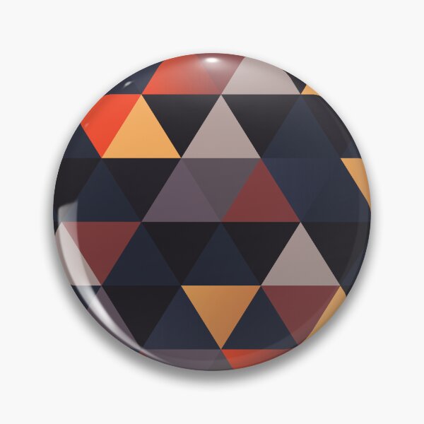 Aperçu de l'œuvre Motif géométrique triangulaire vibrant en pixels créée et vendue par dnyl.