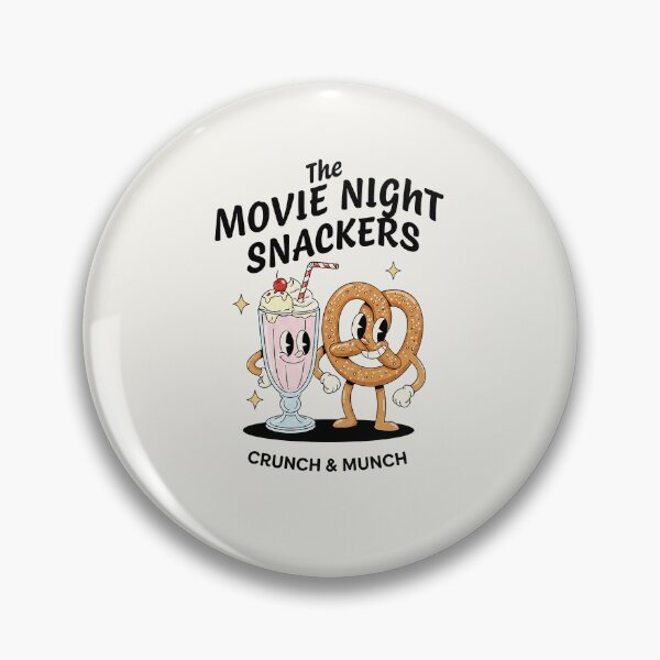 Item preview, Movie Night Snackers Retro Shake Pretzel Crunch designed and sold by HoopeStylee.