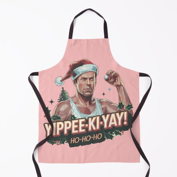 Item preview, Yippee-Ki-Yay Ho-Ho-Ho Die Hard Santa Christmas Scene Design designed and sold by MakersFolly.