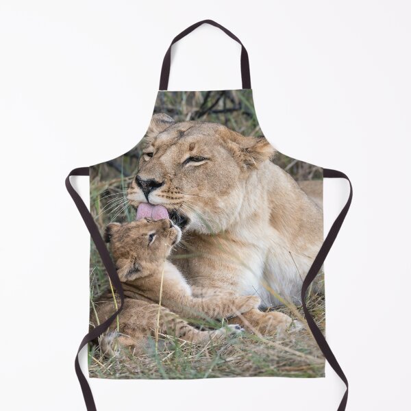 Item preview, Lioness of Khwai, Mother Love at the Den, Okavango Delta designed and sold by DavideAntoniani.