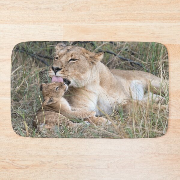Item preview, Lioness of Khwai, Mother Love at the Den, Okavango Delta designed and sold by DavideAntoniani.