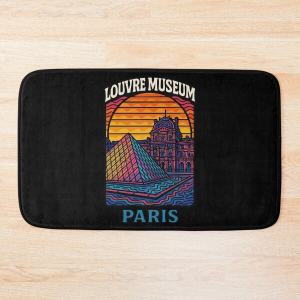 Item preview, Louvre Museum Paris France Trippy Travel designed and sold by TomFrontierArt.