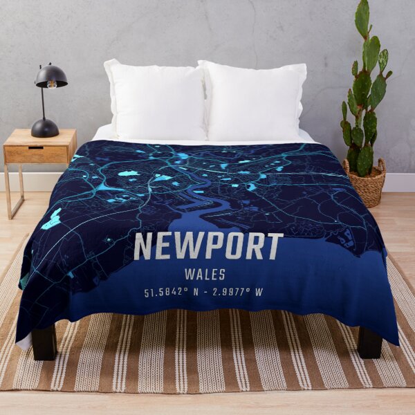 Item preview, Newport Midnight City Map designed and sold by HomeLivingCo.