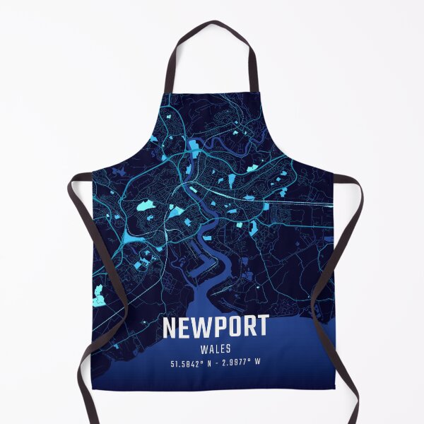 Item preview, Newport Midnight City Map designed and sold by HomeLivingCo.