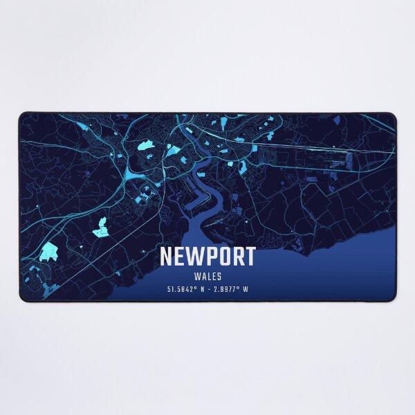 Item preview, Newport Midnight City Map designed and sold by HomeLivingCo.