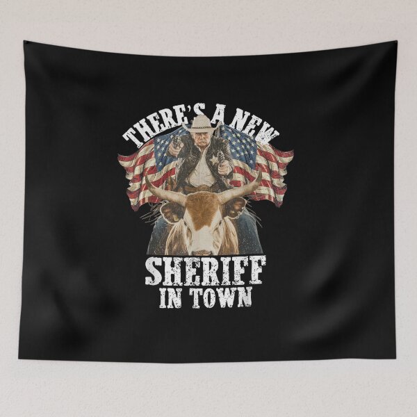 Item preview, Cowboy Trump 2025 – Funny Sheriff Parody Western Style designed and sold by sfi2071.