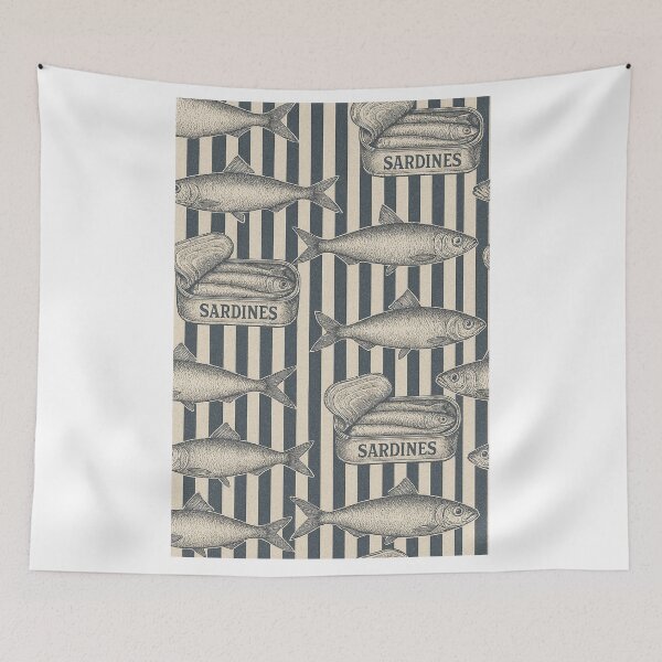 Item preview, Striped bottom sardines designed and sold by Crisverona.