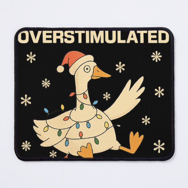 Item preview, Overstimulated But Festive goose Christmas - Funny Christmas Classic designed and sold by IdealDo.