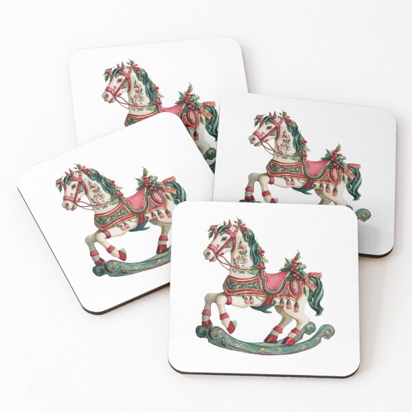 Item preview, Christmas rocking horse designed and sold by MendaciousMina.