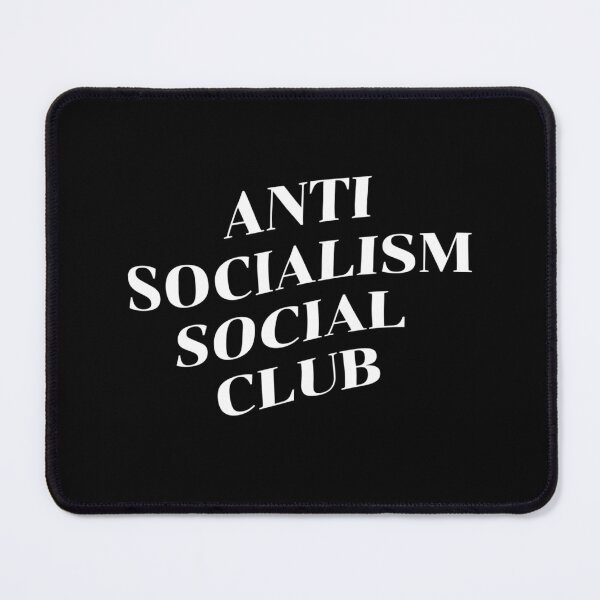 Item preview, Anti-Socialism Social Club Typography Pro-Democracy designed and sold by Neeshki.