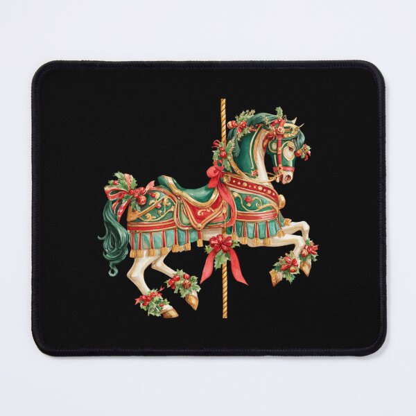 Item preview, Christmas carousel horse designed and sold by MendaciousMina.