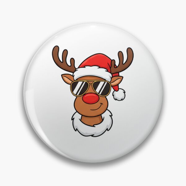 Item preview, Cool reindeer with glasses designed and sold by AnyDecoDesign.