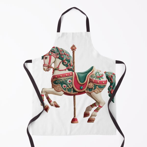 Item preview, Christmas carousel horse designed and sold by MendaciousMina.