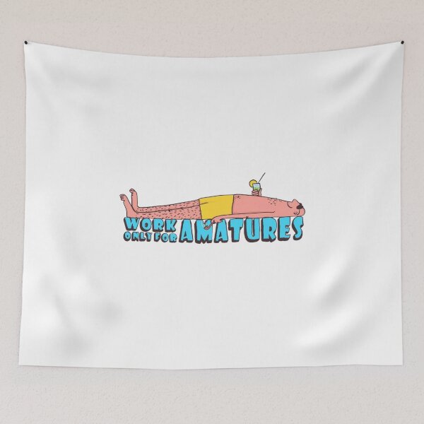 Item preview, Anti Work Lazy Summer Humor Vibe designed and sold by Oniyasha.