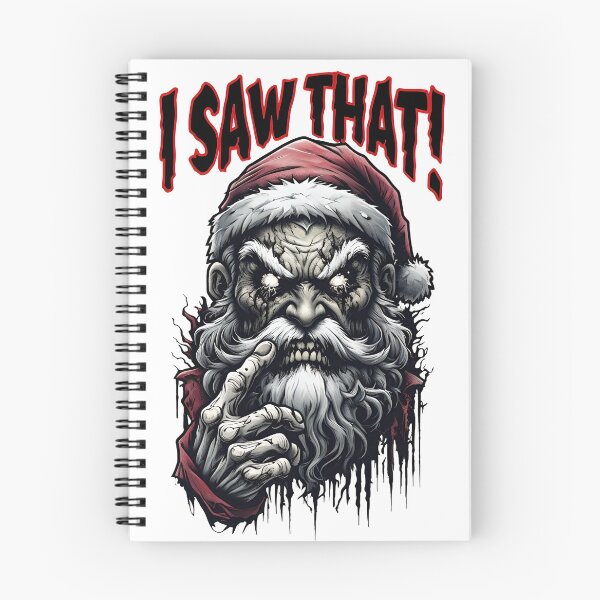 Item preview, Scary Zombie Santa Claus - I Saw That designed and sold by NightTimeJ.