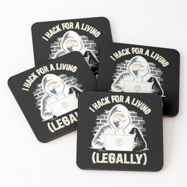 Item preview, I Hack For A Living (Legally) Gifts For Ethical Hacker designed and sold by Paulinamcisz.