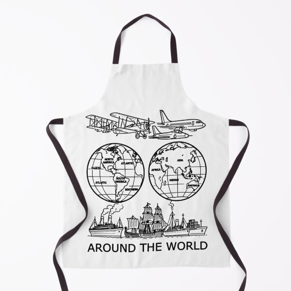 Item preview, Traveling Around the World Vintage Travel Art 2 Shapes Mania designed and sold by Shapes-Mania.