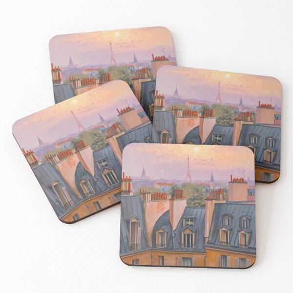 Item preview, Paris Rooftops: French Cityscape Painting. Art By Carraann  designed and sold by CARRAANN.