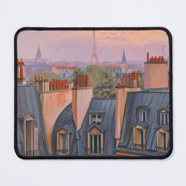 Item preview, Paris Rooftops: French Cityscape Painting. Art By Carraann  designed and sold by CARRAANN.