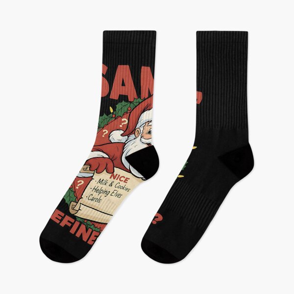 Item preview, Santa Questions the Definition of "Nice" designed and sold by Silent Watch Threads..