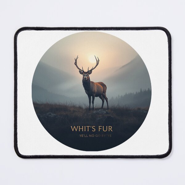 Item preview, Whit's Fur Ye'll No Go By Ye Scottish Stag - Scotland Saying Gift designed and sold by Loom on the Loch.