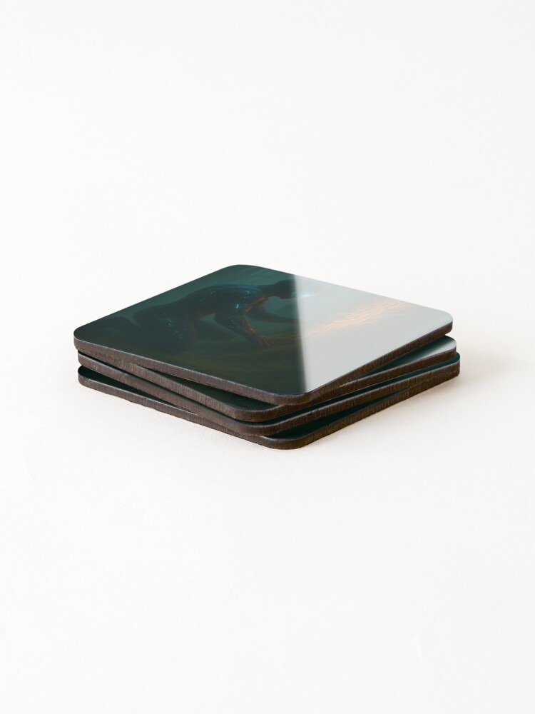 Thumbnail 4 of 5, Coasters (Set of 4), Biohacker Ritual designed and sold by UrbanWildOps.