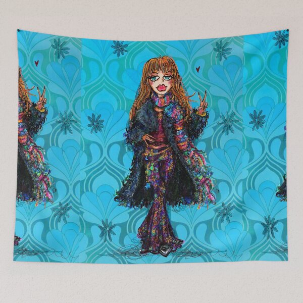 Item preview, Hippie Chick designed and sold by Dollybird Designs.