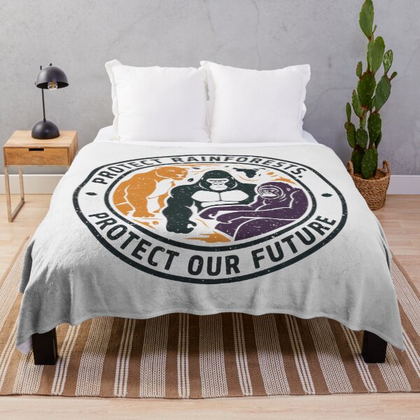 Item preview, Protect Rainforests Our Future Jungle Animals Conservation Graphic designed and sold by SplashTastic.