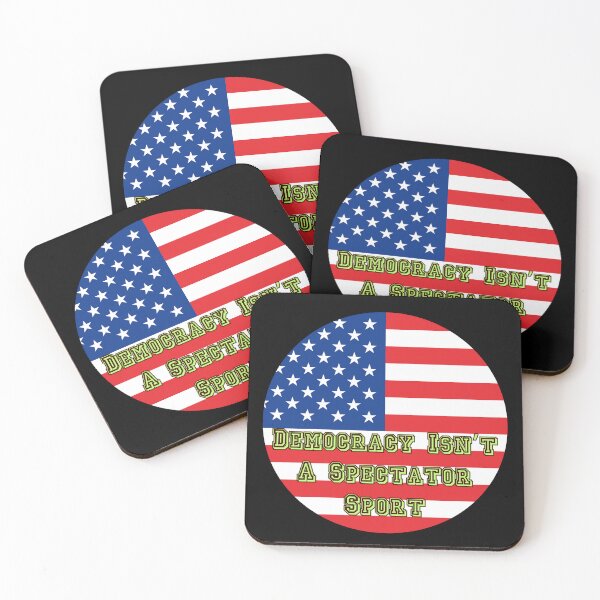 Item preview, Democracy Isn’t A Spectator Sport designed and sold by Tom-Apex-Art.