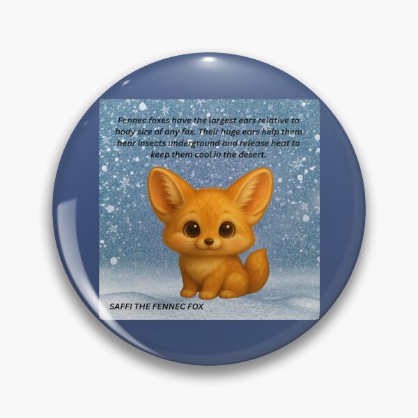 Item preview, Cute Baby Fennec Fox designed and sold by GeoWild Designs.