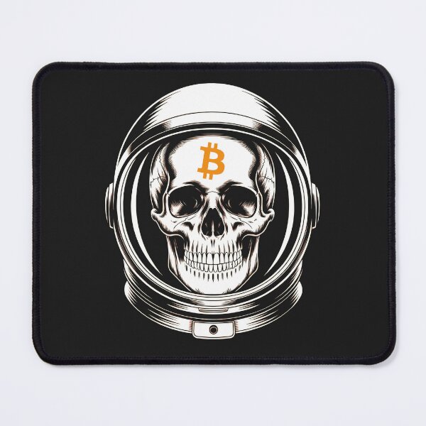 Item preview, Bitcoin Skull Astronaut - Crypto Space Art designed and sold by cabana.space.